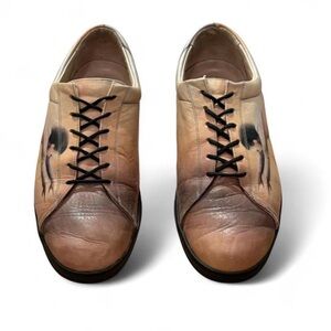 ICON Wearable Art Sneakers In Nude and Black